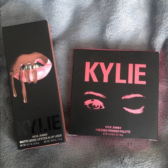 Kylie Cosmetics Burgundy Palette and Ulta K Lip Kit